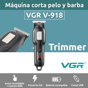 Masina de tuns cu acumulator, reincarcabila, profesionala, afisaj lcd led, 5W, 3 marimi, otel