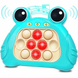 jucărie pop it, fast push, electronic, 4 nivele, interactiva, verde