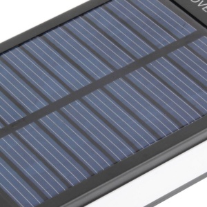 Baterie externa cu incarcare solara, 20000 mah, 2 x usb, lanterna led, indicator nivel putere powerbank