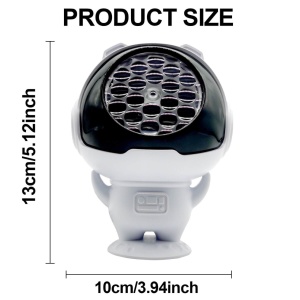 Proiector fulgi de nea, de camera, in forma de astronaut, LED, ninsoare, alb