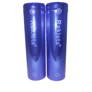 Set 2 acumulatori 3.7v 8800mah, 18650, reincarcabili, Li-ion, Rakieta, albastru