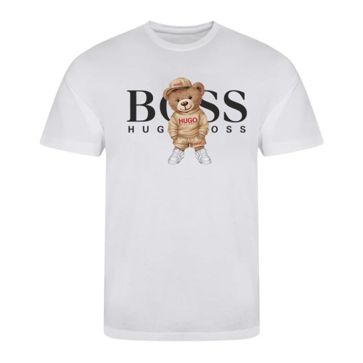 Tricou alb barbatesc ''BSS''