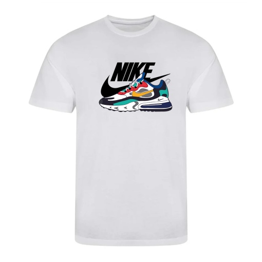 Tricou alb barbatesc ''NK1''
