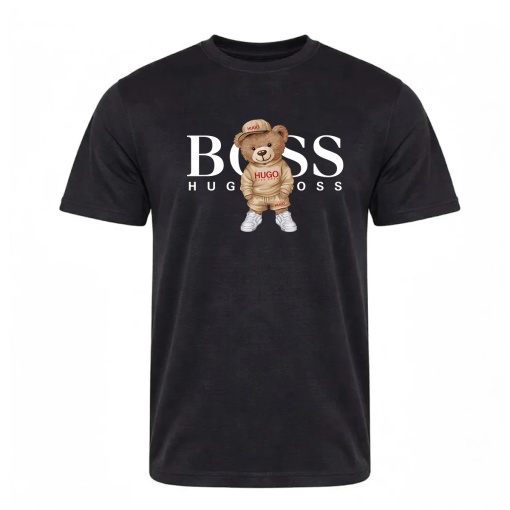 Tricou negru barbatesc ''BSS''