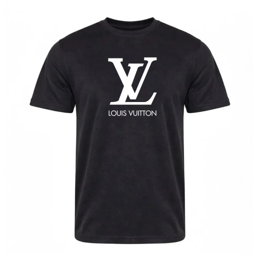 Tricou negru barbatesc ''LV''