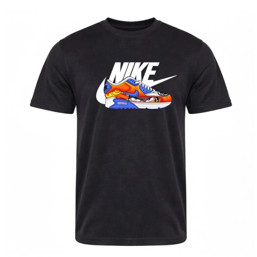 Tricou negru barbatesc ''NK14''