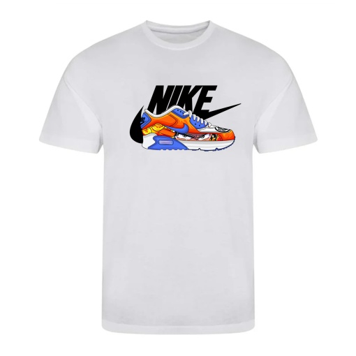 Tricou alb barbatesc ''NK14''