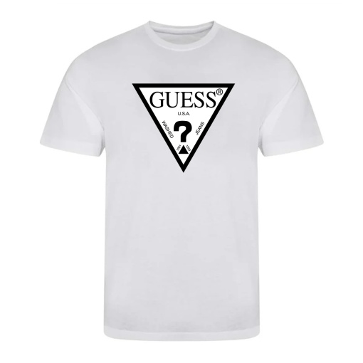 Tricou alb barbatesc ''GSSN''