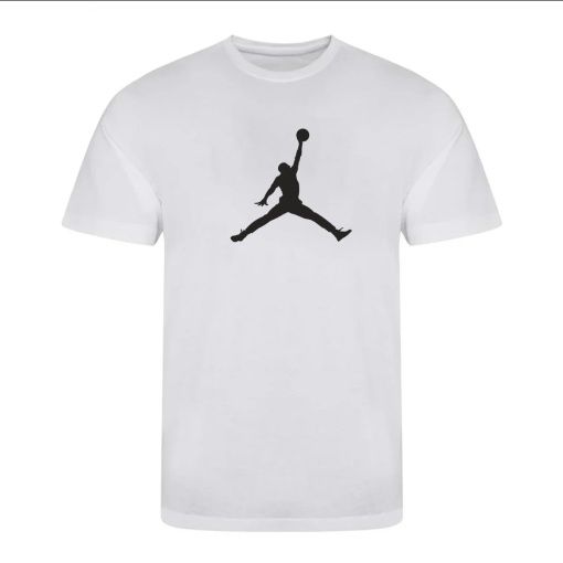 Tricou alb barbatesc ''JMP''