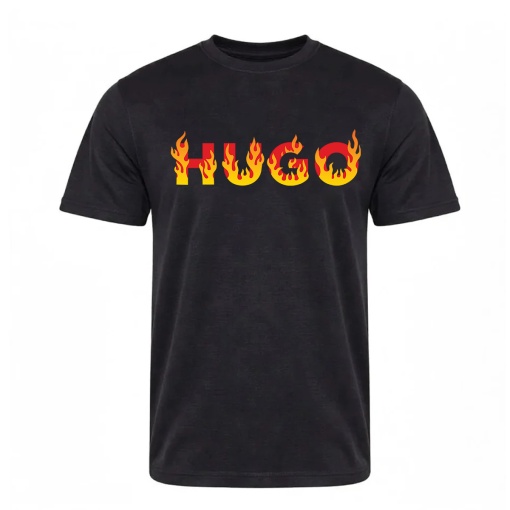 Tricou negru barbatesc ''HGF''