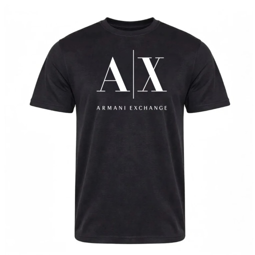 Tricou negru barbatesc ''AX''