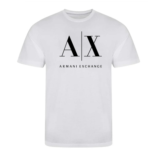 Tricou alb barbatesc ''AX''