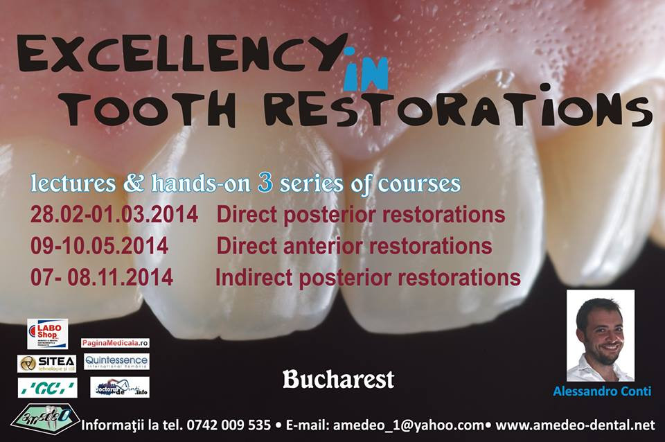 EXCELLENCY PROTOCOLS IN TOOTH RESTORATIONS with Dr. Alessandro CONTI