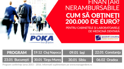 Cum sa obtii 200.000 de Euro NERAMBURSABILI pentru cabinetul/laboratorul dentar