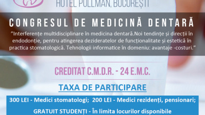 Congres Medicina Dentara 3-5 noiembrie Bucuresti
