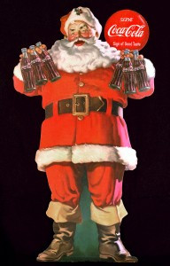coca cola santa