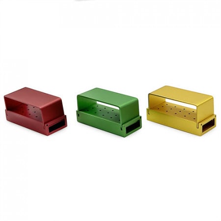 Cutie aluminiu cu capac 15 freze BH10