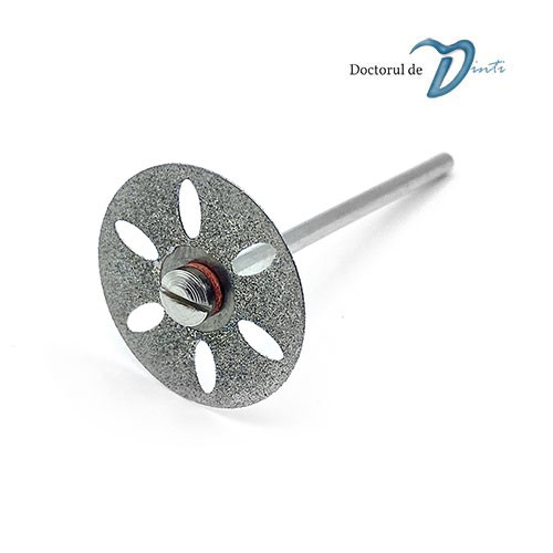 Disc diamantat 2 fete tehnica dentara 22 mm CM07