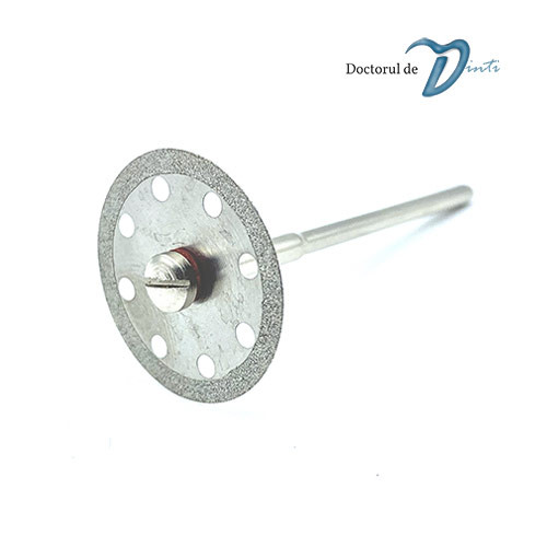 Disc diamantat 2 fete tehnica dentara 22 mm CM02