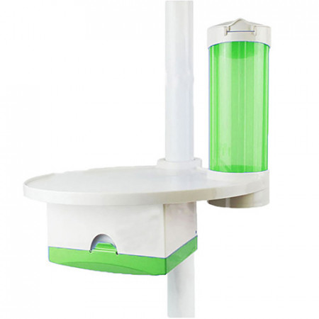 Dispenser 3 In 1 Con Taglierina In Bambù Per Pellicola, Alluminio E Carta Forno - Porta Rotoli Da Cucina
