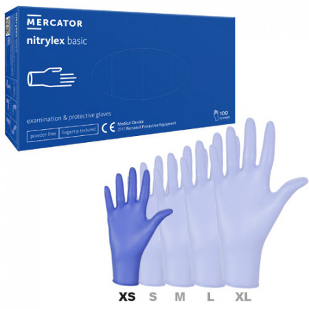 Manusi Nitrylex Basic nepudrate XS