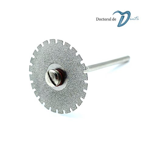 Disc diamantat 2 fete tehnica dentara 22 mm CM08