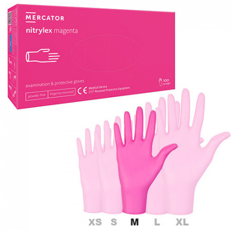 Manusi Nitrylex Magenta nepudrate M