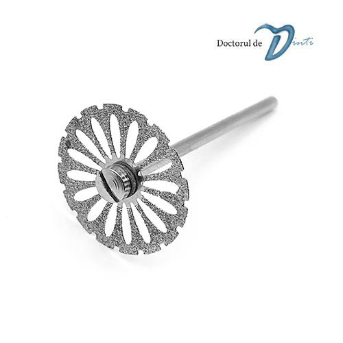 Disc diamantat 2 fete tehnica dentara 22 mm CM10