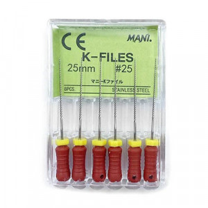 Ace endodontice Kerr files 25 25mm MANI