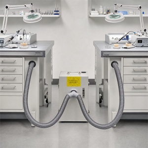 Aspirator Tehnica Dentara 550W cu 2 Turbine JG-208 - Img 2