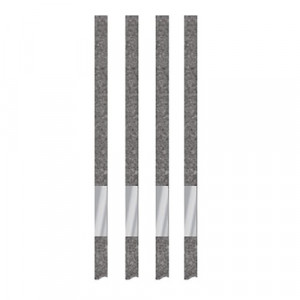 Benzi abrazive inox de 4mm 2 fete 12buc