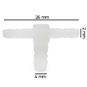 Conector adaptor plastic T 271 dimensiuni