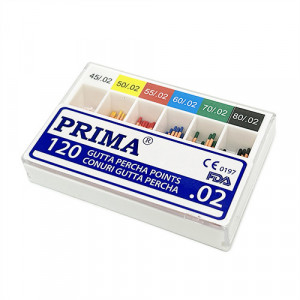 Conuri gutaperca .02 NR 45-80 asortate 120buc Prima