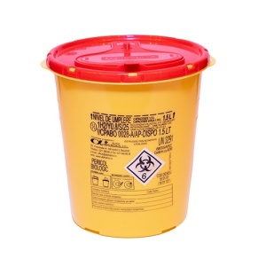 Cutie Recipient Deseuri Medicale Intepatoare Taietoare 1.5L