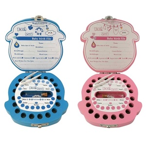 Cutiute color pentru dinti de lapte