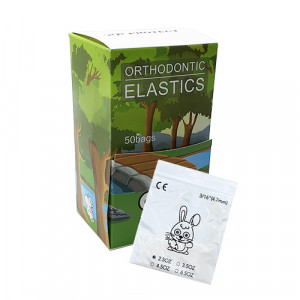Elastice ortodontice intraorale din latex 2.5oz light 316 4.7mm 5000 bucati