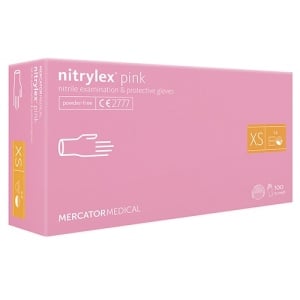 Cutie Manusi Nitrylex Roz nepudrate XS