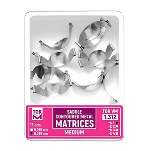 Matrici Metalice 0.035mm Medium Nr1 Subgingivale 1312 12buc
