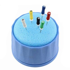 Suport cu burete pentru ace endodontice diametru 50mm