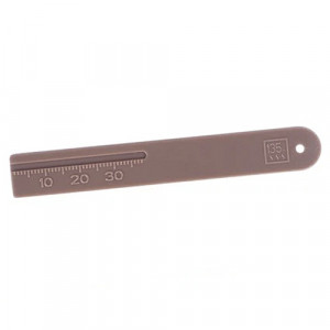 Rigla endodontica plastic 38mm PV2245