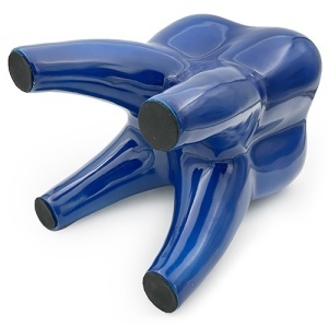 Scaun Decorativ Forma De Dinte Albastru 42cm