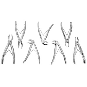 Set 7 Clesti Extractie Dinti Temporari 