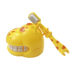 Set Periuta Si Model Educational Pentru Periaj Girafa
