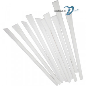 Spatula plastic mixare materiale dentare set 50 buc