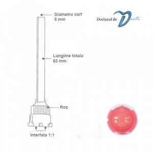 Dimensiune Varf canula mixare si aplicare materiale dentare TBT202