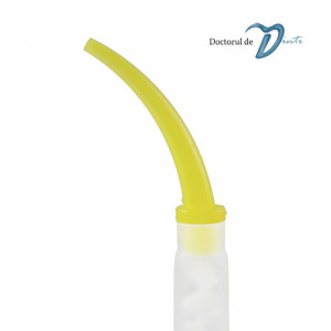 Varf intraoral galben aplicat in canula