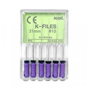 Ace endodontice Kerr files 10 31mm MANI