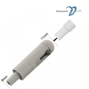 Adaptor canula pentru aspirator saliva plastic 11 mm