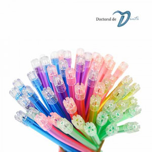 Aspiratoare saliva color 100 bucati