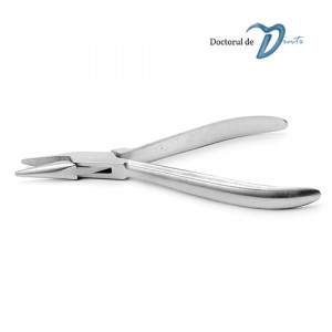 Cleste ortodontic striat pentru arcuri de sarma 12cm